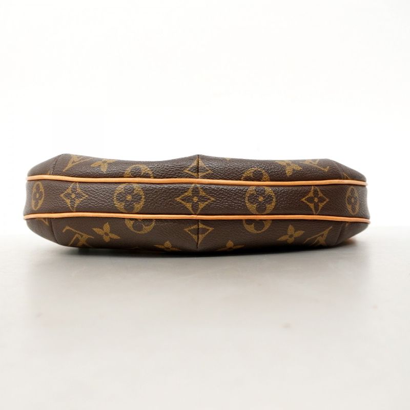 Louis Vuitton Shoulder Bag Monogram Pochette Croissant M51510 Brown Ladies