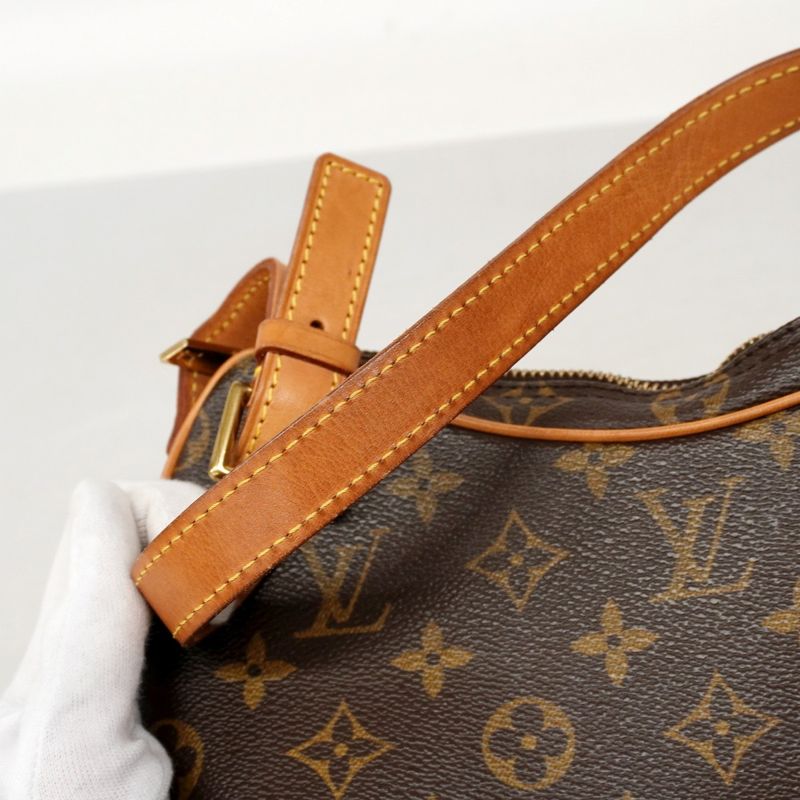 Louis Vuitton Shoulder Bag Monogram Pochette Croissant M51510 Brown Ladies