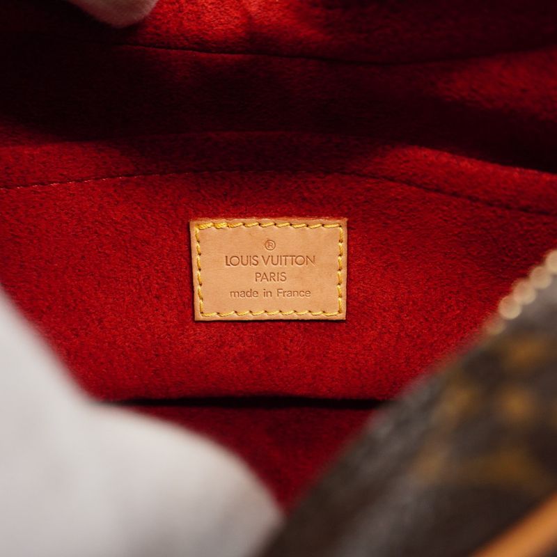 Louis Vuitton Shoulder Bag Monogram Pochette Croissant M51510 Brown Ladies