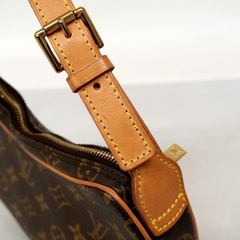 Louis Vuitton Shoulder Bag Monogram Pochette Croissant M51510 Brown Ladies