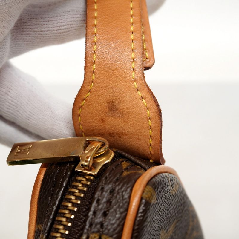 Louis Vuitton Shoulder Bag Monogram Pochette Croissant M51510 Brown Ladies