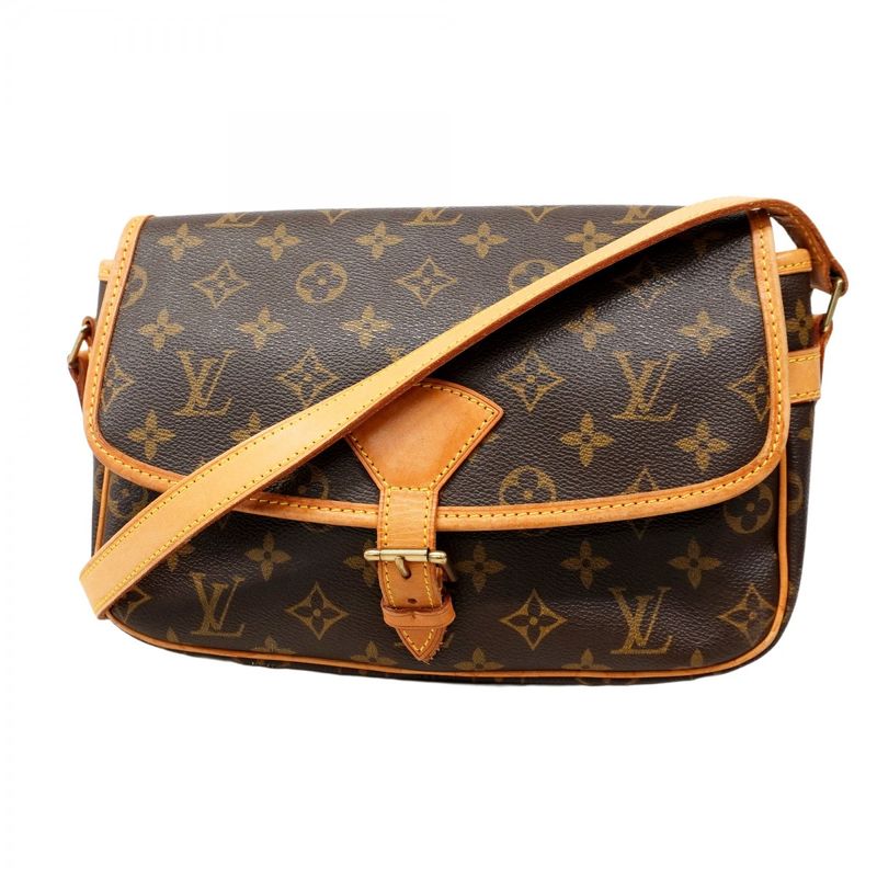 Louis Vuitton Shoulder Bag Monogram Sologne M42250 Brown Ladies
