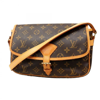 Louis Vuitton Shoulder Bag Monogram Sologne M42250 Brown Ladies