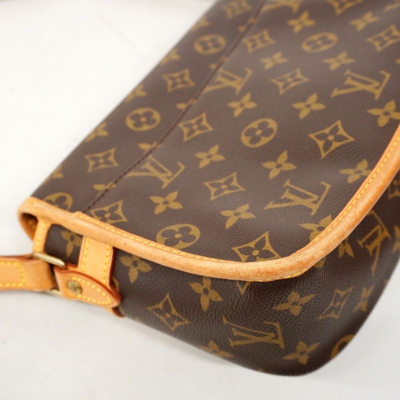 Louis Vuitton Shoulder Bag Monogram Sologne M42250 Brown Ladies