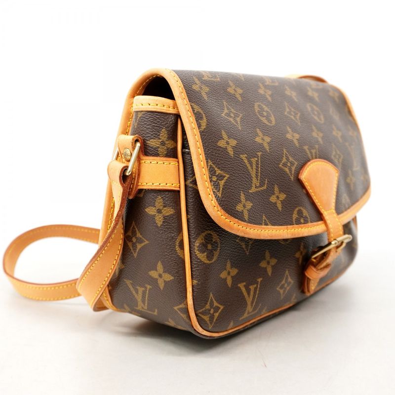 Louis Vuitton Shoulder Bag Monogram Sologne M42250 Brown Ladies