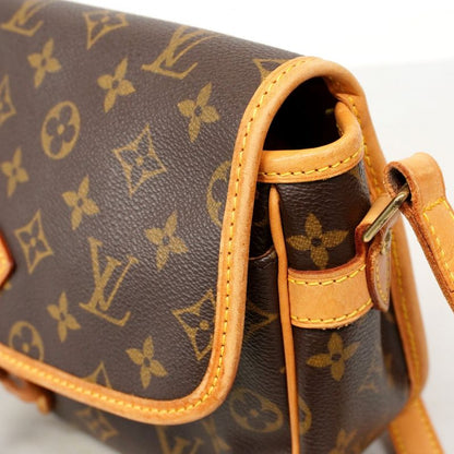Louis Vuitton Shoulder Bag Monogram Sologne M42250 Brown Ladies