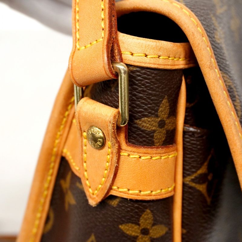 Louis Vuitton Shoulder Bag Monogram Sologne M42250 Brown Ladies