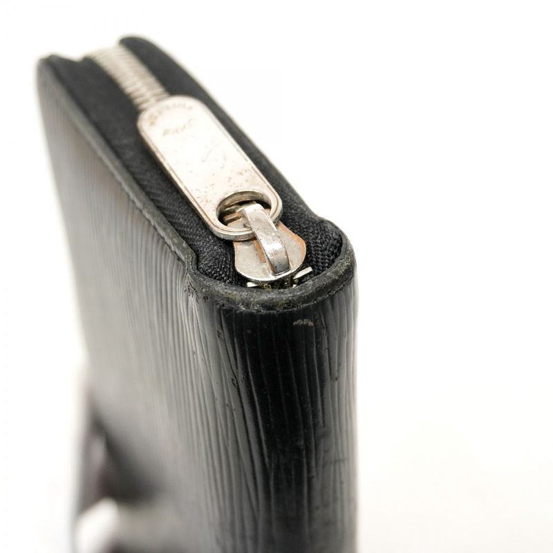 Louis Vuitton Epi Zippy Wallet M60072 Noir Black Men Women Unisex