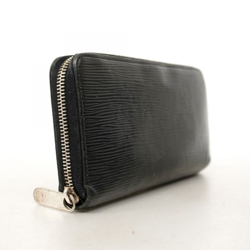 Louis Vuitton Epi Zippy Wallet M60072 Noir Black Men Women Unisex