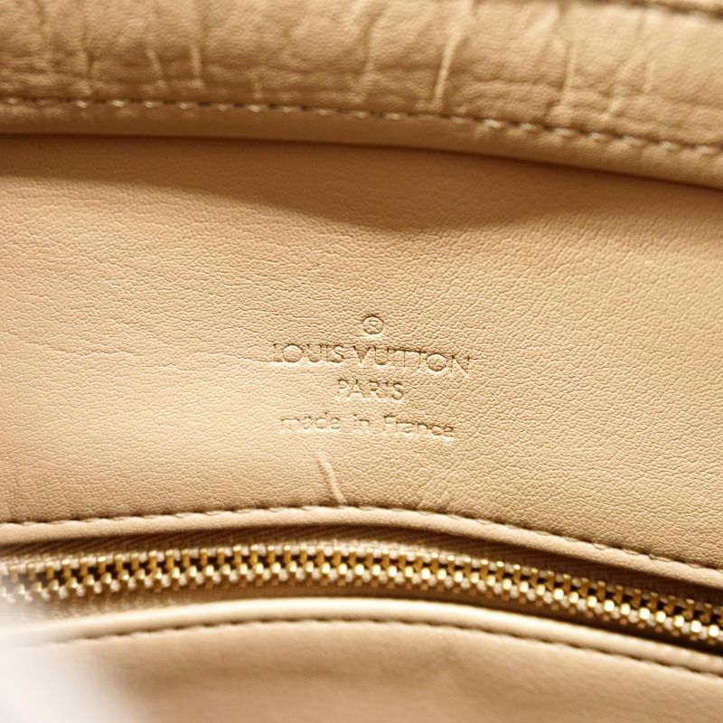 Louis Vuitton Tote Bag Vernis Houston M91004 Beige Women's