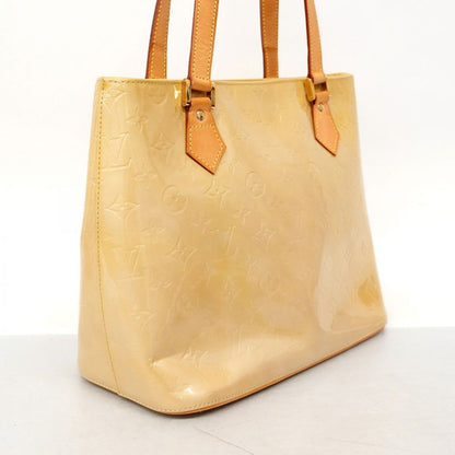 Louis Vuitton Tote Bag Vernis Houston M91004 Beige Women's