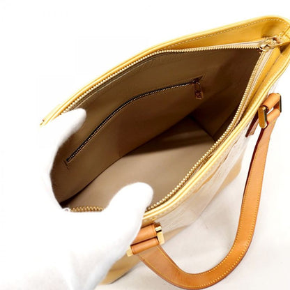 Louis Vuitton Tote Bag Vernis Houston M91004 Beige Women's