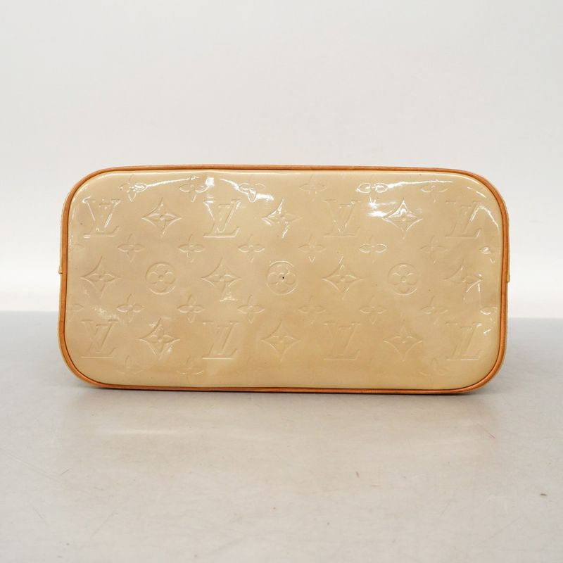 Louis Vuitton Tote Bag Vernis Houston M91004 Beige Women's