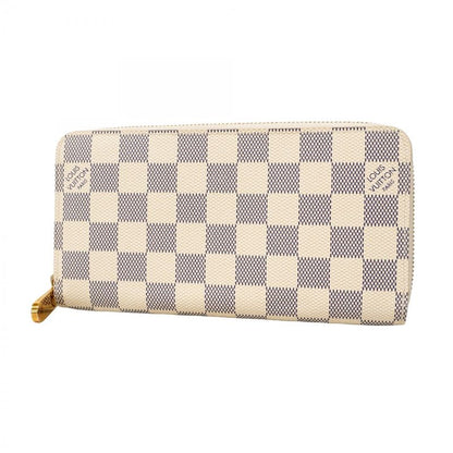 Louis Vuitton Damier Azure Zippy Wallet N60019 White Ladies