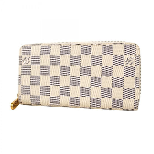 Louis Vuitton Damier Azure Zippy Wallet N60019 White Ladies