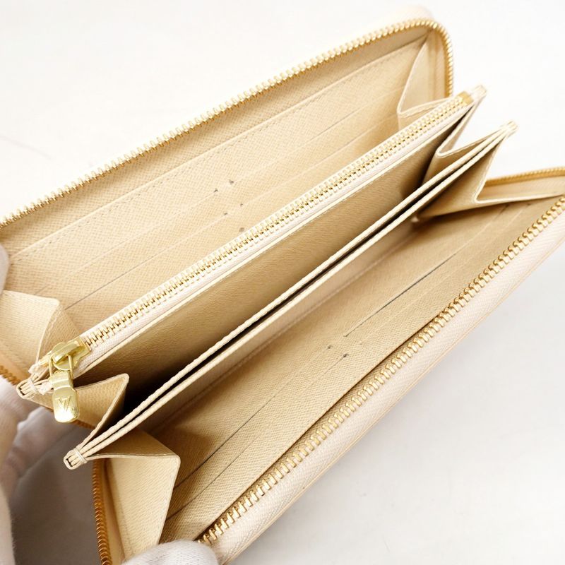 Louis Vuitton Damier Azure Zippy Wallet N60019 White Ladies