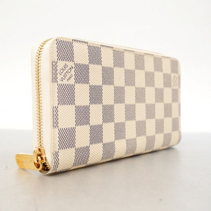 Louis Vuitton Damier Azure Zippy Wallet N60019 White Ladies