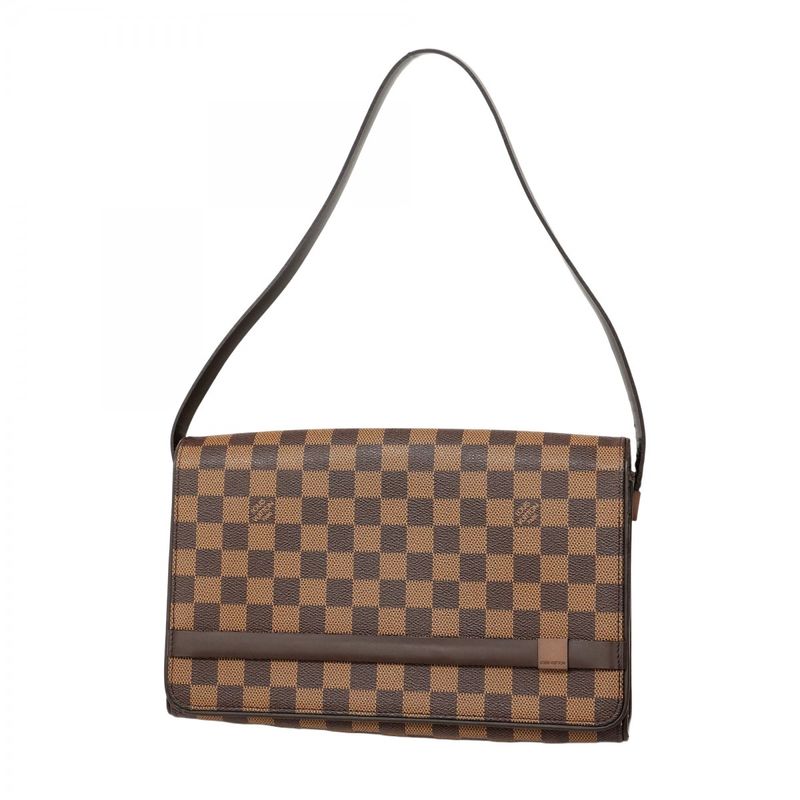 Louis Vuitton Shoulder Bag Damier Tribeccaron N51160 Ebene Womens