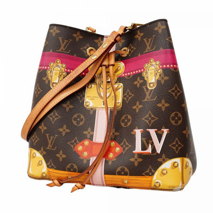 Louis Vuitton Shoulder Bag Monogram Trompe L'oeil Neonoe M40649 Brown Ladies