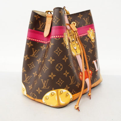 Louis Vuitton Shoulder Bag Monogram Trompe L'oeil Neonoe M40649 Brown Ladies