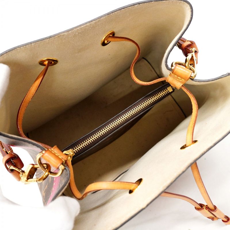 Louis Vuitton Shoulder Bag Monogram Trompe L'oeil Neonoe M40649 Brown Ladies