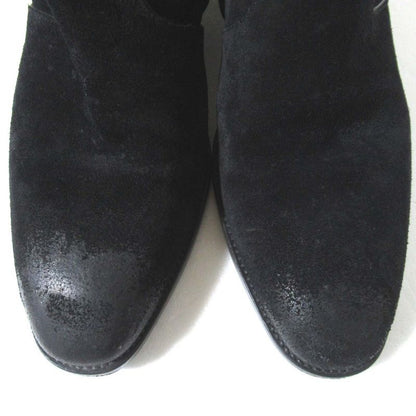 Saint Laurent Paris Suede Zip Wyatt Boots Short Boots Size 39.5 Equivalent to