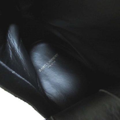 Saint Laurent Paris Suede Zip Wyatt Boots Short Boots Size 39.5 Equivalent to