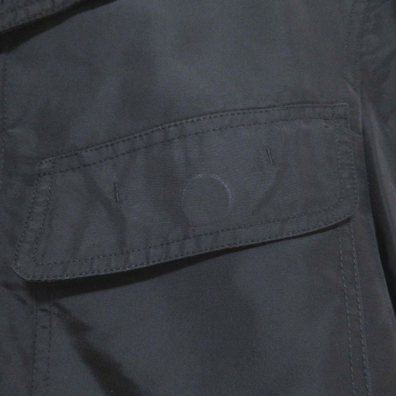 Good Gucci Tom Ford Period Nylon Hunting Jacket Size 44 Black Men's Used