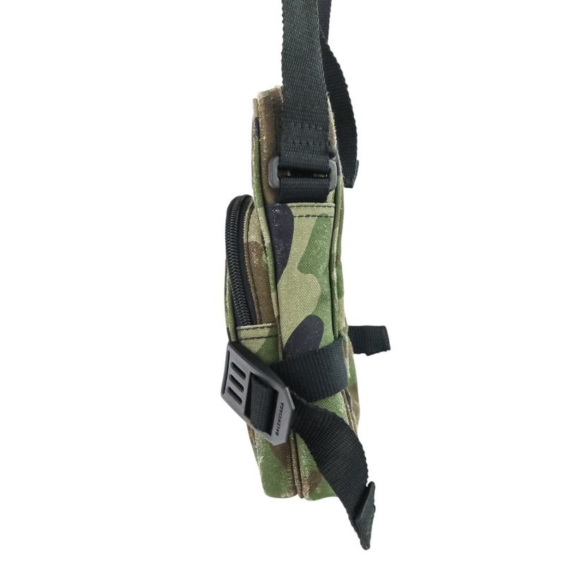 24-25aw Balenciaga Army Crossbody Bag 715852 Camouflage Khaki Men Women Used