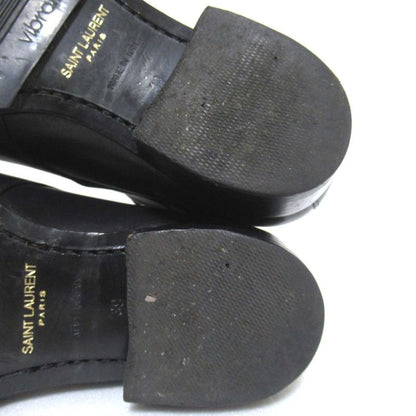 Saint Laurent Paris Leather Wyatt Boots Ankle Boots Size 39 Equivalent to 24cm