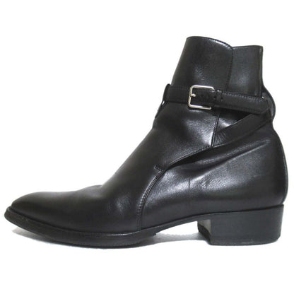 Saint Laurent Paris Leather Wyatt Boots Ankle Boots Size 39 Equivalent to 24cm