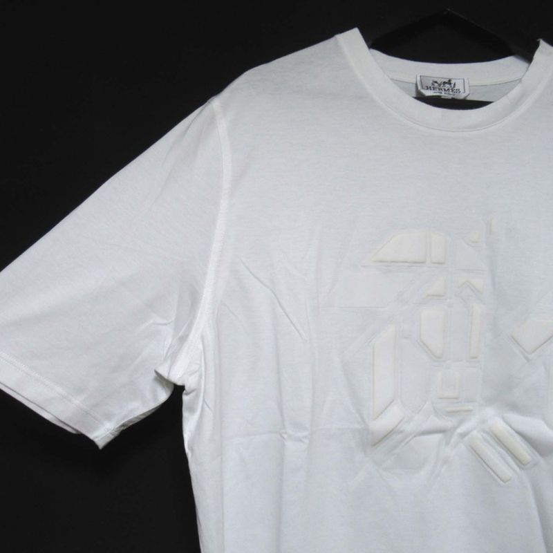 Good 23ss Hermes Chevaux En Symetrie Chevaux En Symetrie Short Sleeve T-Shirt