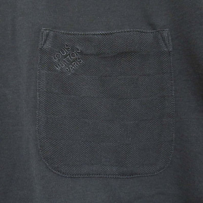 Louis Vuitton Damier Pocket Short Sleeve T-Shirt Size M Black Men's Used