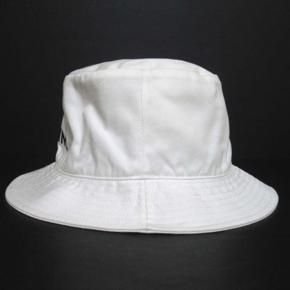 Cleaned Celine Logo Embroidery Bucket Hat 2auo4968p M Size White Men's Ladies