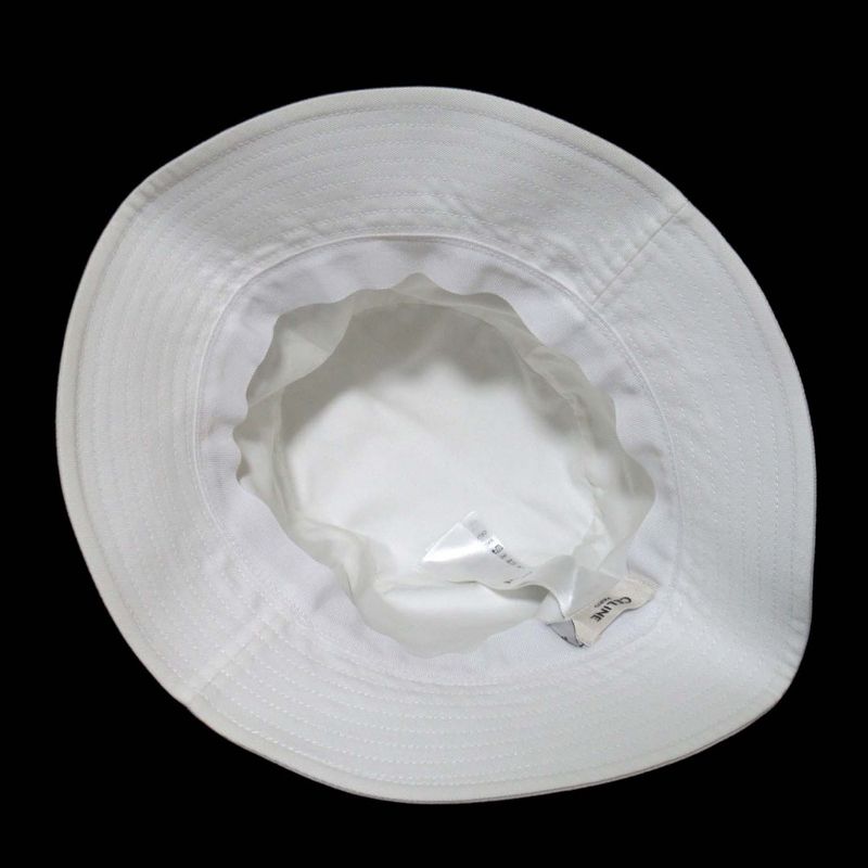 Cleaned Celine Logo Embroidery Bucket Hat 2auo4968p M Size White Men's Ladies