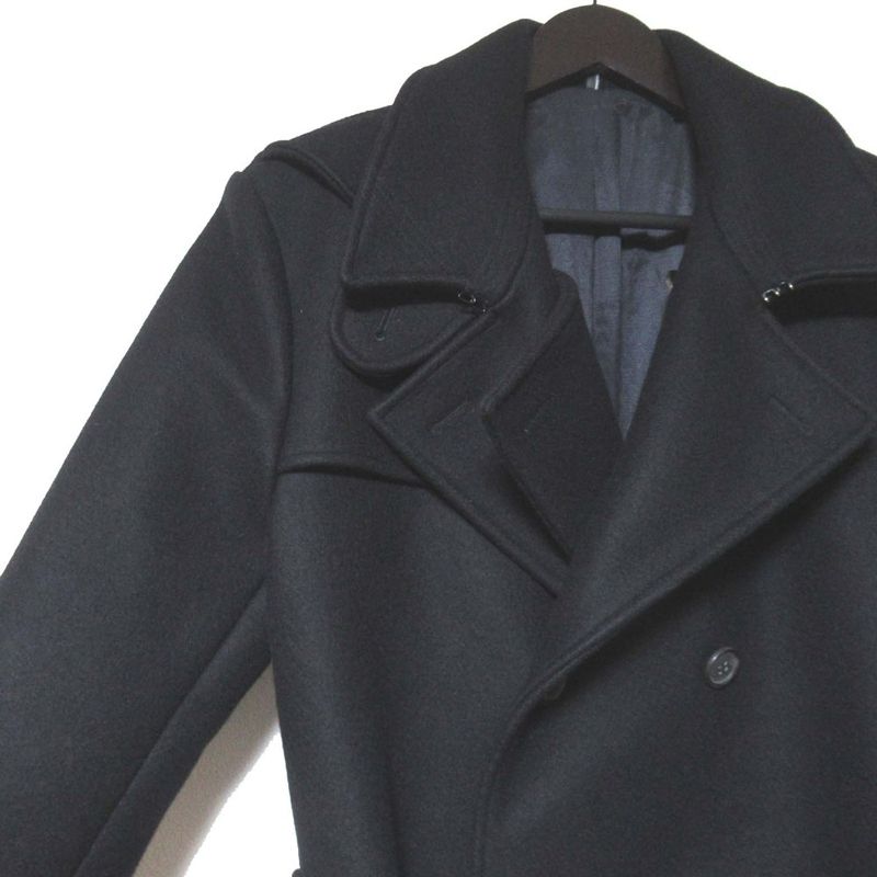 03aw Dior Homme Dior Homme Luster Period Wool Cashmere Blend Double Breasted