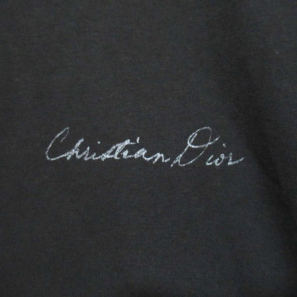 24aw Christian Dior Lily of the Valley Short Sleeve T-Shirt Size S Black Mens