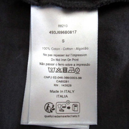 24aw Christian Dior Lily of the Valley Short Sleeve T-Shirt Size S Black Mens