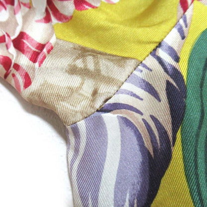 Gucci Tom Ford Period Flower Print Silk Blouse Shirt Size 40 Yellow Women Used