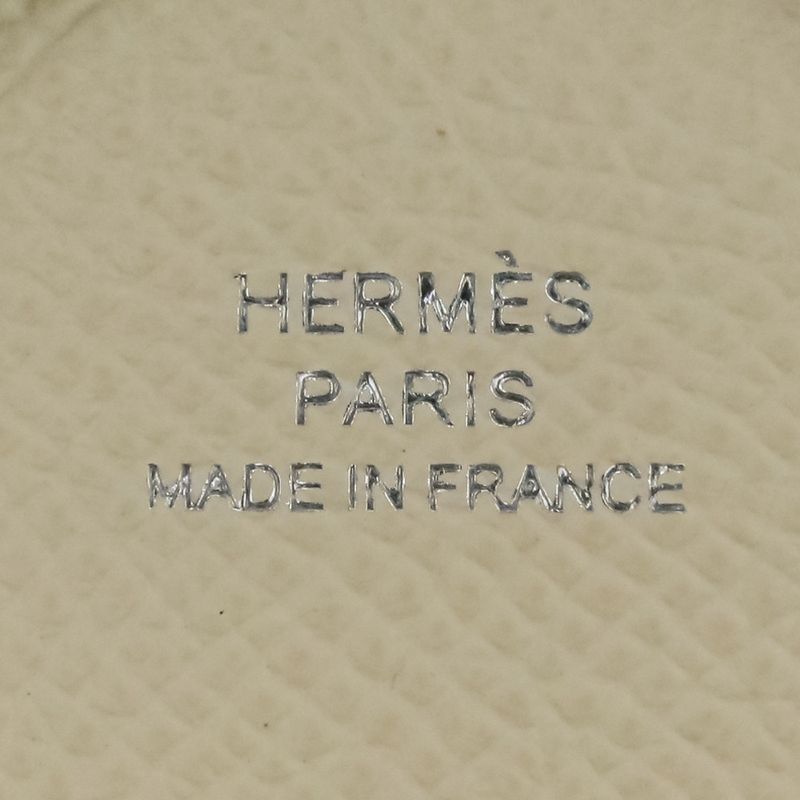 Unused Hermes Calvi Duo Epson Card Case Stamped B Mata Women's Used