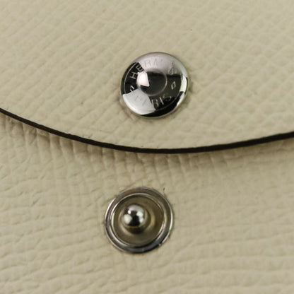 Unused Hermes Calvi Duo Epson Card Case Stamped B Mata Women's Used