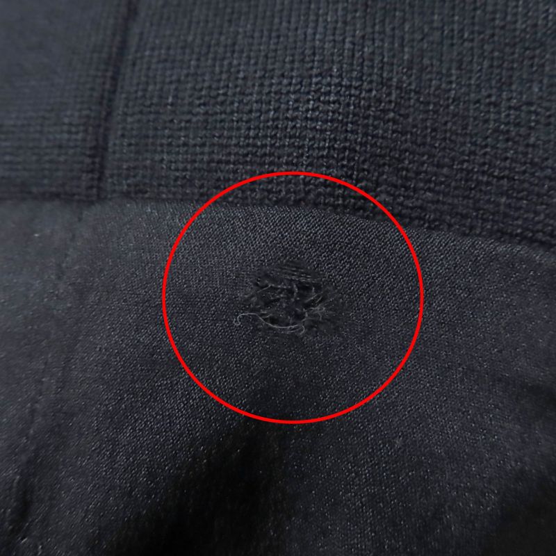 CHANEL Vintage 98A P12059v06804 Wool Coco Mark Button Gathered Design Coat