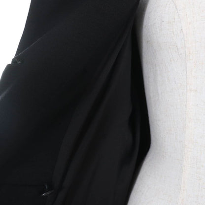 CHANEL Vintage 98A P12059v06804 Wool Coco Mark Button Gathered Design Coat