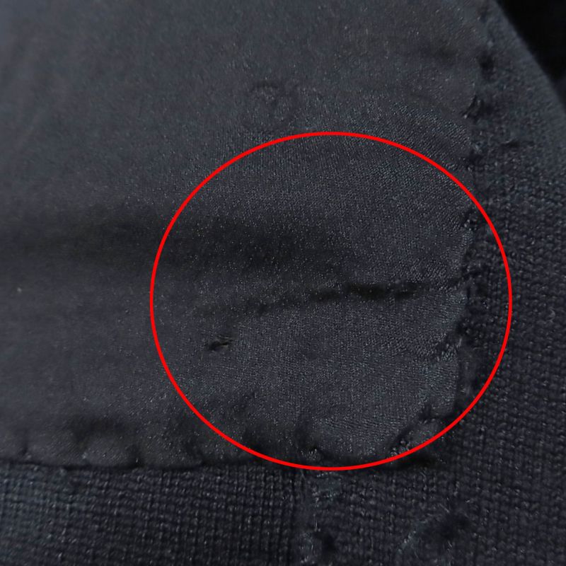 CHANEL Vintage 98A P12059v06804 Wool Coco Mark Button Gathered Design Coat