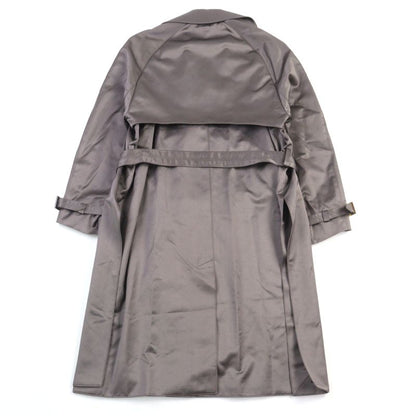 DIOR Homme 943c301a4698 Technical Cotton Satin Logo Button Belted Trench Coat