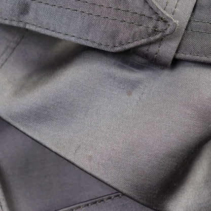 DIOR Homme 943c301a4698 Technical Cotton Satin Logo Button Belted Trench Coat