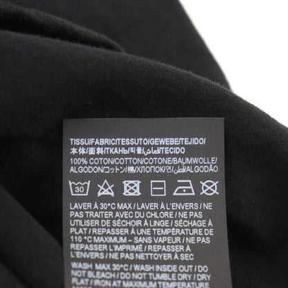 Saint Laurent Paris 2021 673439 100% Cotton Front Logo Print Crew Neck Short