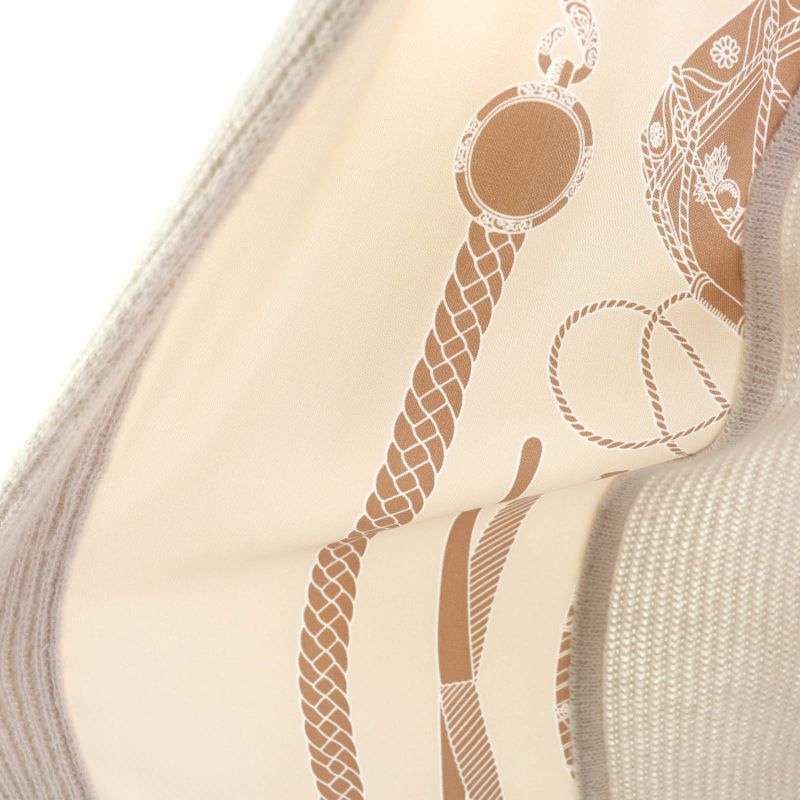 Hermes 23AW 3h2840d1 Les Tambours Finesse Les Tambours Finesse Silk Cashmere