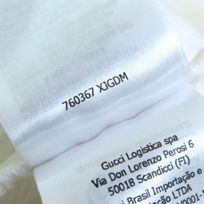 Gucci 24SS 760367 100% Cotton Logo Embroidery High Neck Sweatshirt Mini Dress