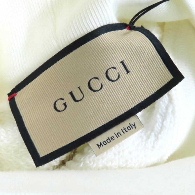 Gucci 24SS 760367 100% Cotton Logo Embroidery High Neck Sweatshirt Mini Dress